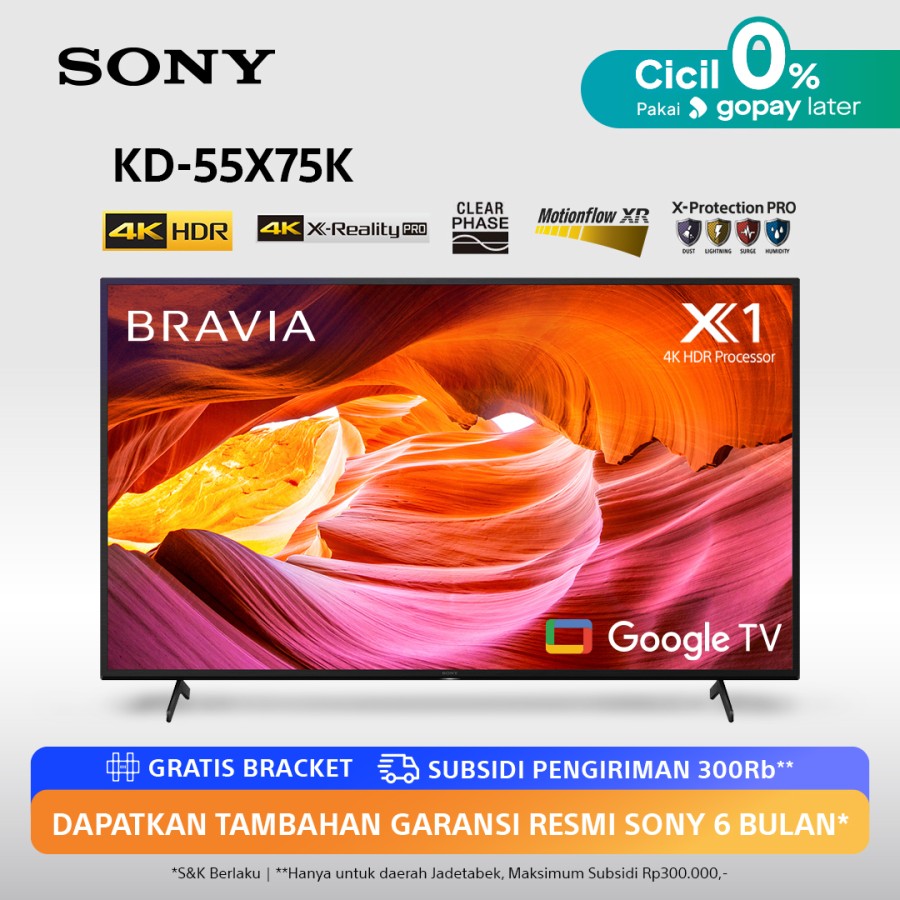 Sony Indonesia SONY Bravia 55 Inch  X75K 