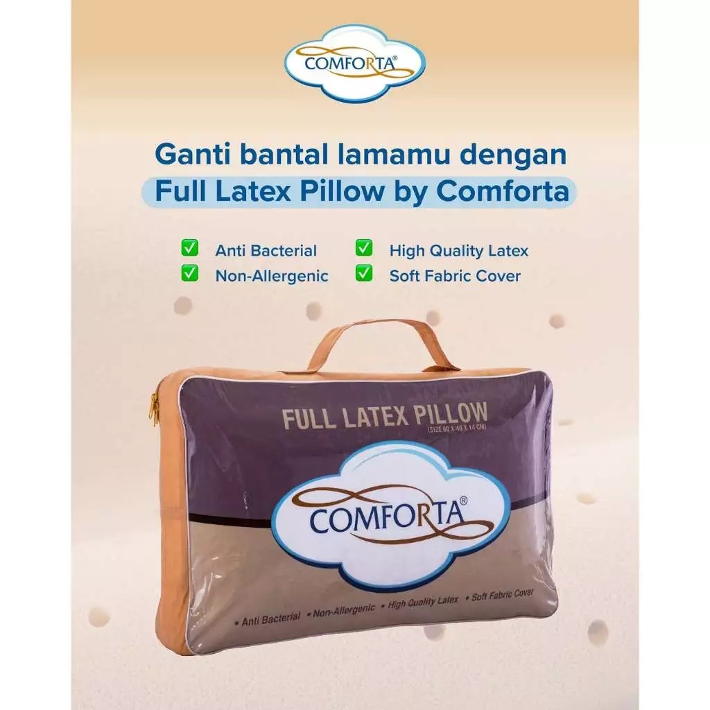 Massindo Group Comforta Bantal Full Latex (Latex Pillow)