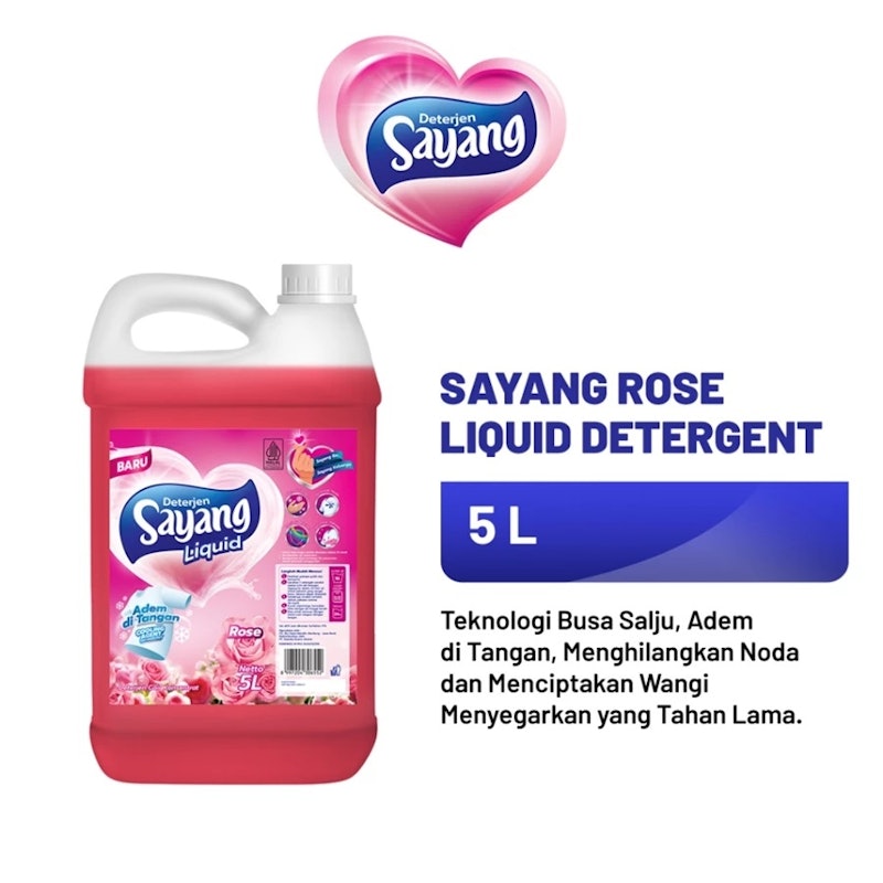Sayang Rose Liquid Detergent 2