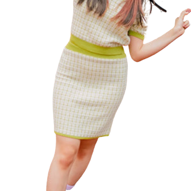 Crunchy Knit Mini Skirt 2