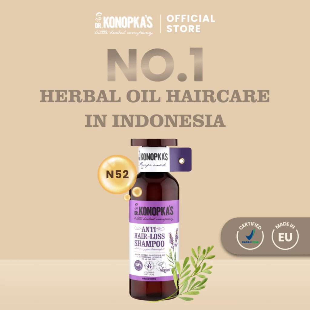 Eurobio Lab Dr. Konopka’s Anti Hair-Loss Shampoo 