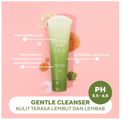 Triniti Tunggal Abadi True to Skin Matcha Oat Gentle Cleanser