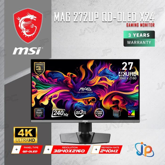 Micro-Star International MSI MAG QD-OLED X24 272UP