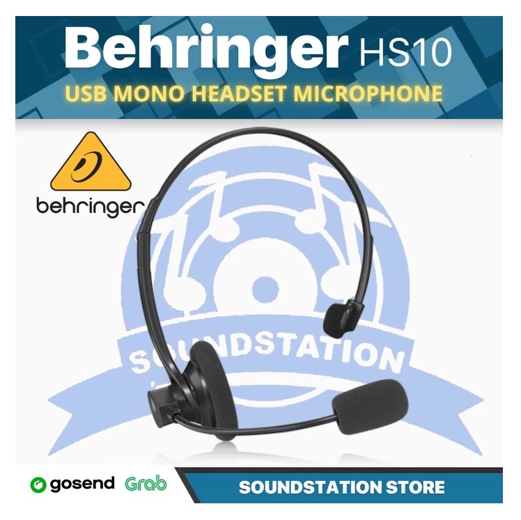 Behringer Behringer USB Mono Headset dengan Microphone  HS10 