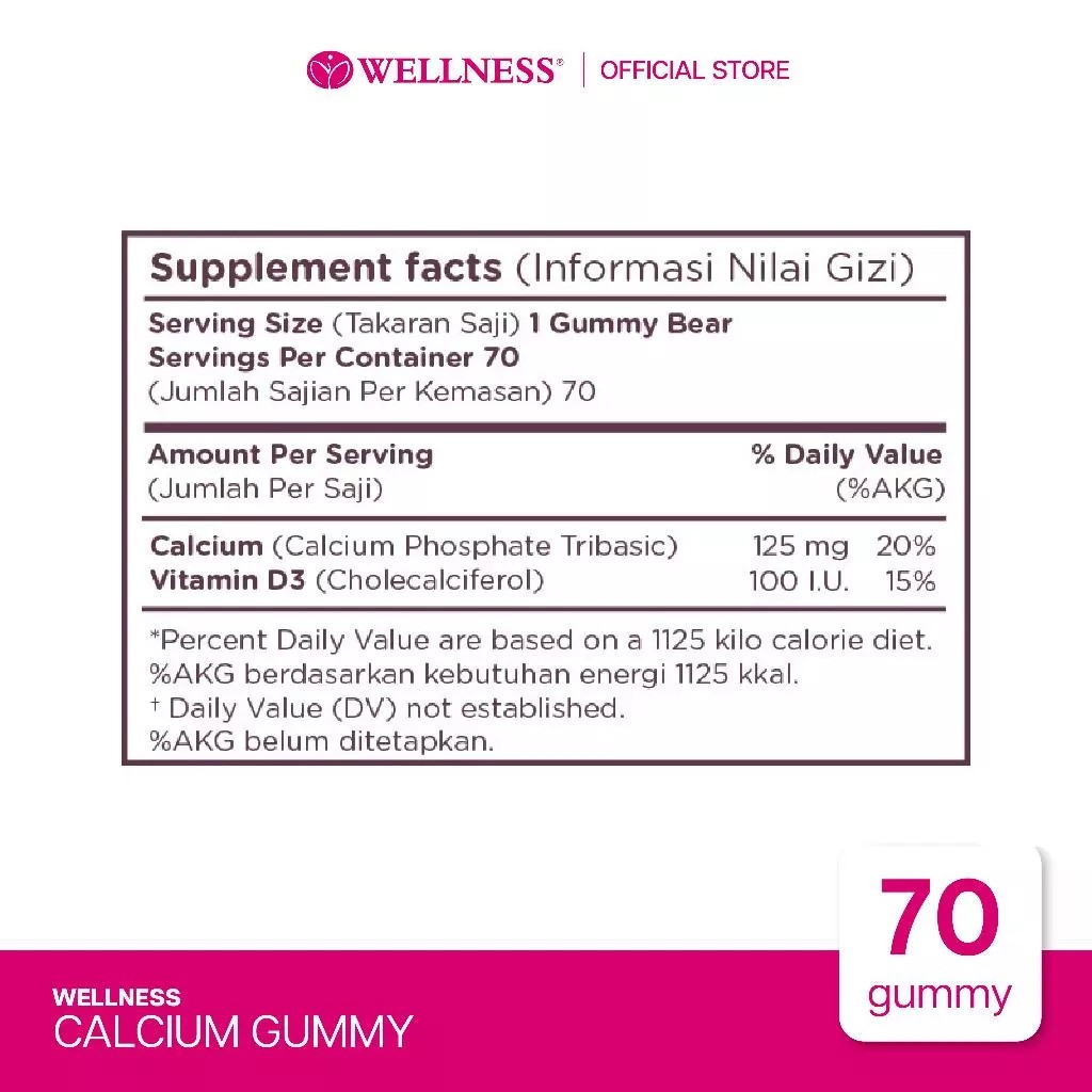 Natural Nutrindo Wellness Calcium Gummy