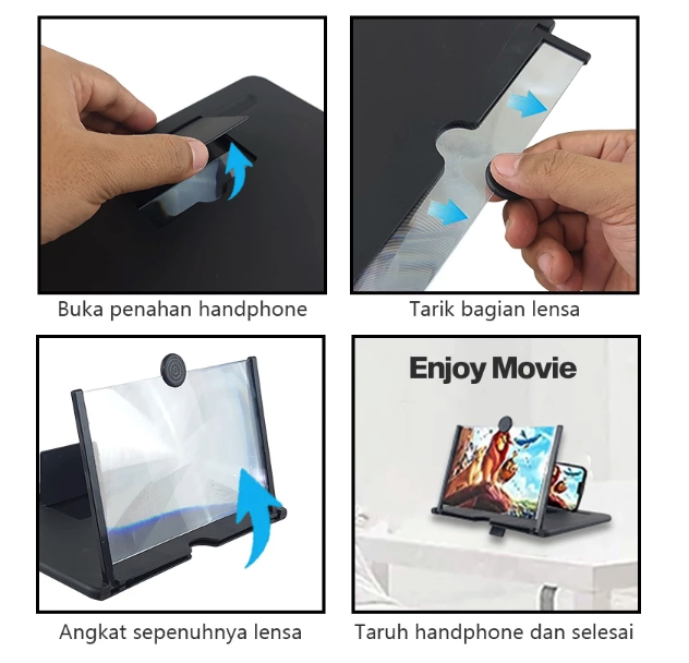  Liger Mobile Phone Video Amplifier Enlarged Screen Magnifier PL-P3  