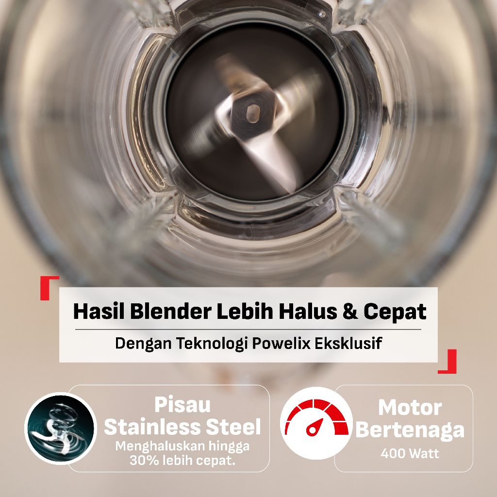 Groupe SEB  Tefal Blender Pulseo Glass  BL178D