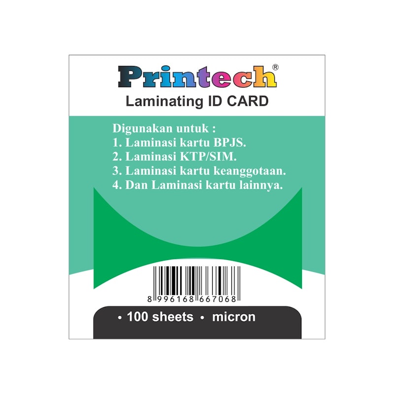 Laminating Film ID Card 250 Micron 4