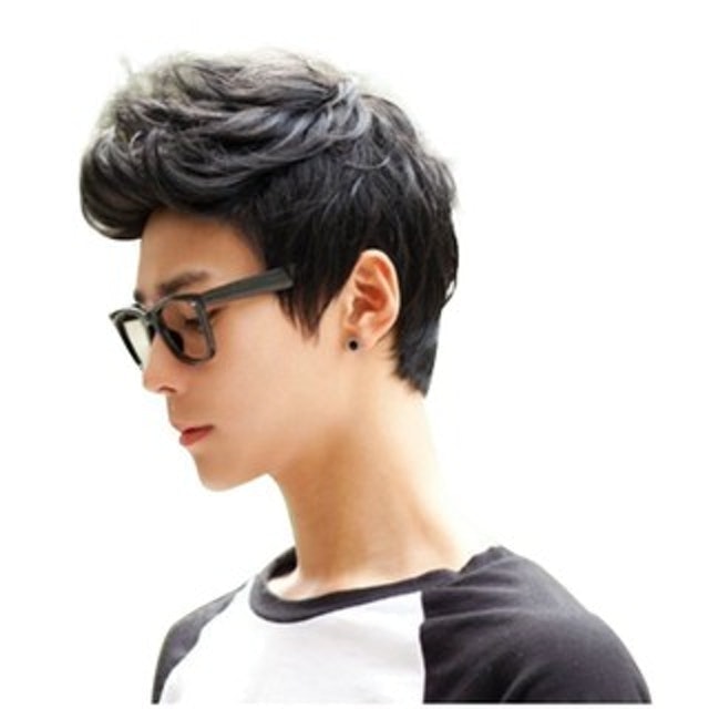 Wig Pria Rambut Pendek Mohawk Style 2