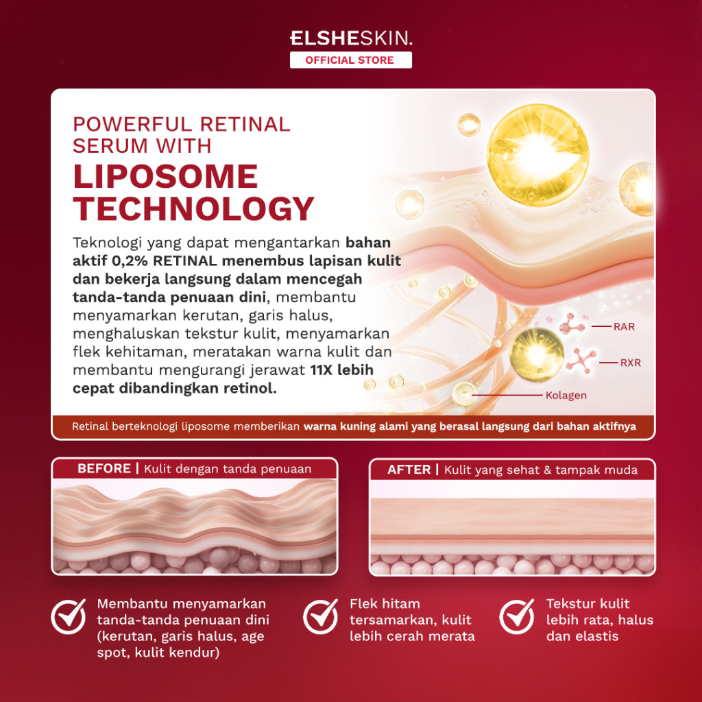 Elshe Estetika Nusantara Elsheskin Retinal Advance Serum