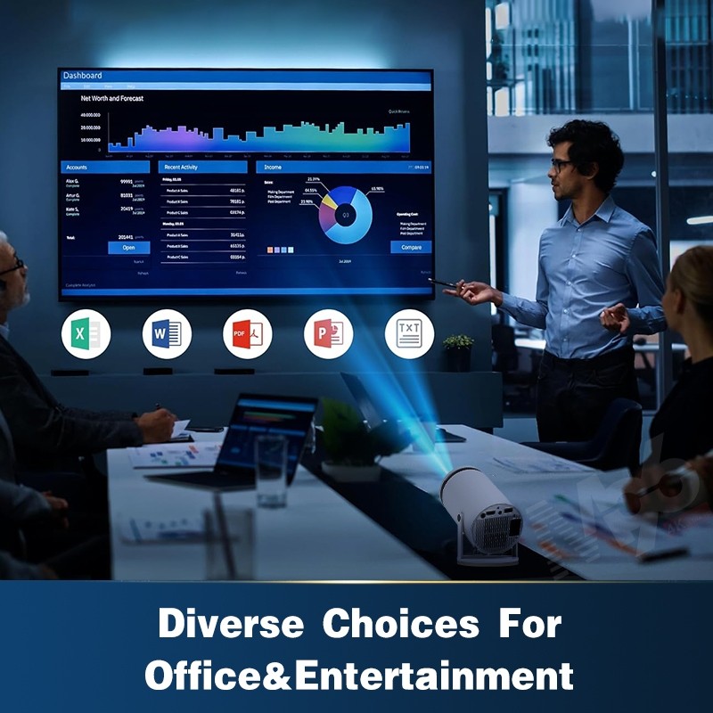 Shenzhen Hexin Zhiyuan Electronics Tripsky Portable Projector HY300