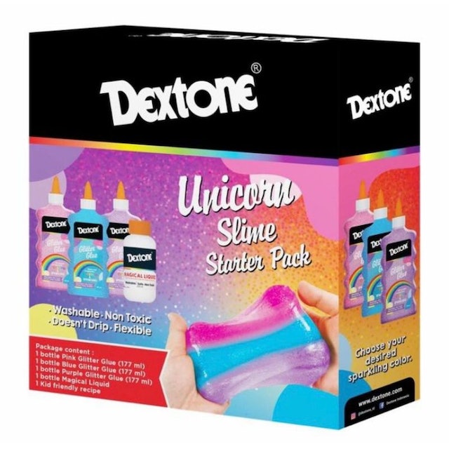 Unicorn / Rainbow Glitter Slime Kit