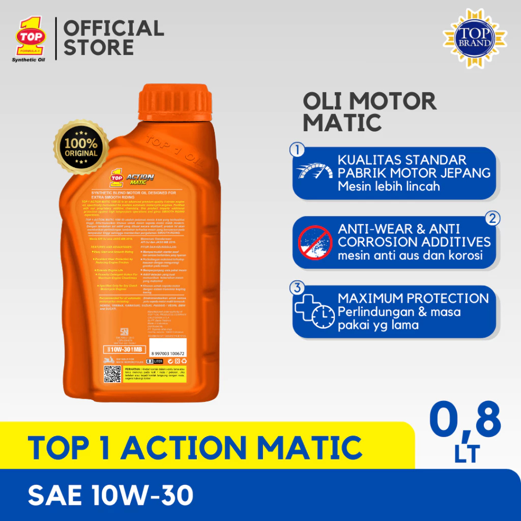 Top 1 Action Matic SAE 10W-30 3