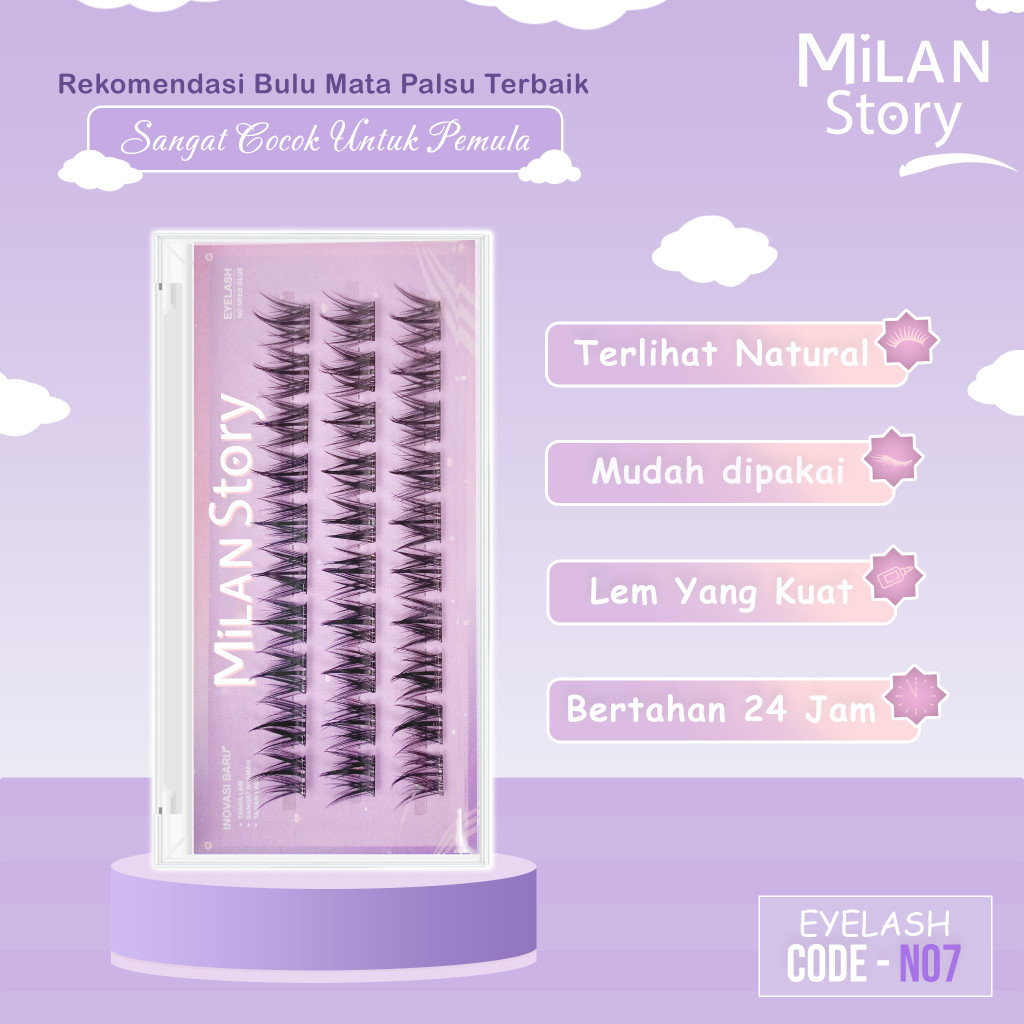MILAN STORY MILAN STORY Bulu Mata Palsu Individual Lashes N07