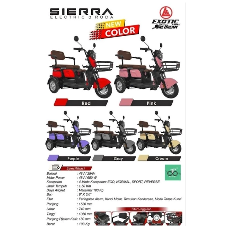 Exotic E-Bike Sierra