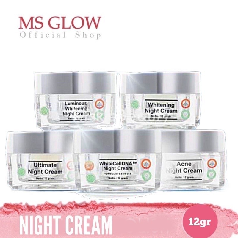 Kosmetika Cantik Indonesia MS Glow Acne Night Cream