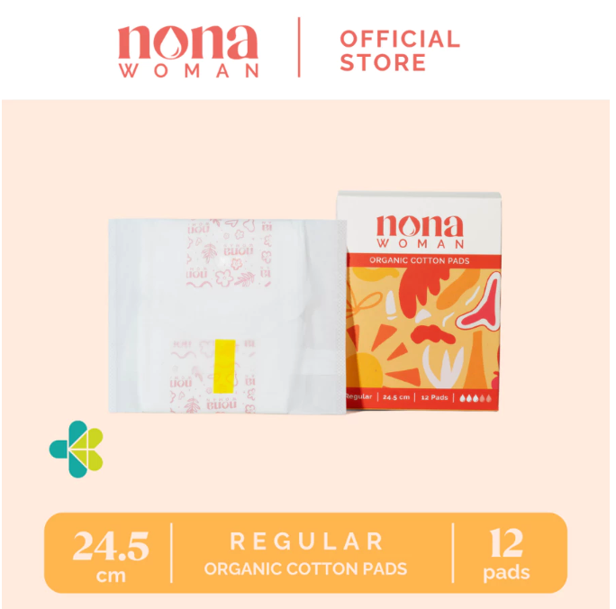 Nona Kesehatan Perempuan Nona Woman Organic Cotton Pad Regular