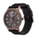Emporio Armani Dual Time Black Fabric Watch 1