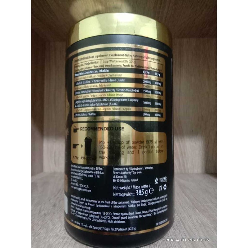 Kevin Levrone Shaaboom Pump Preworkout Orange 4