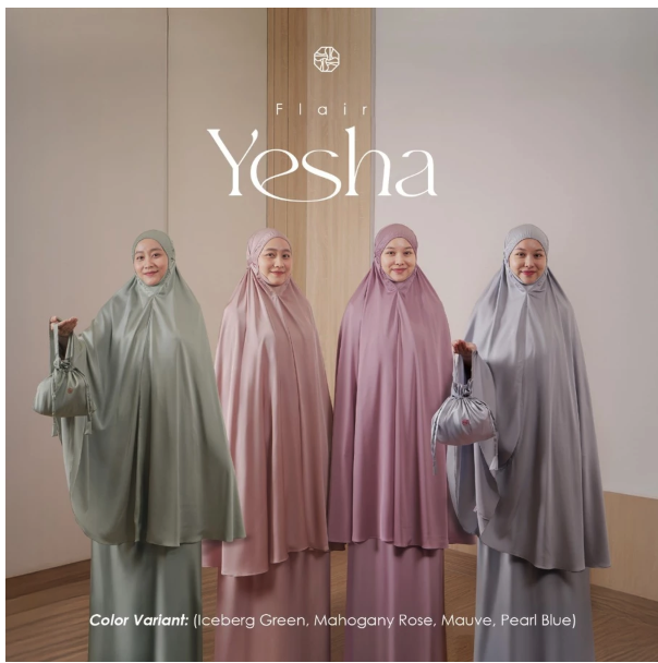 Siti Khadijah Nusantara Siti Khadijah Mukena Flair Yesha Extra Size