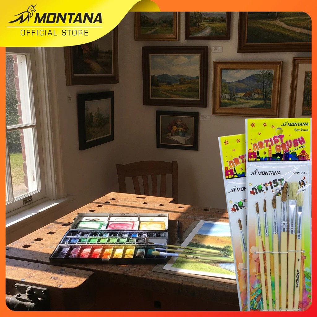 Montana Art Brush Set BRW 2-12