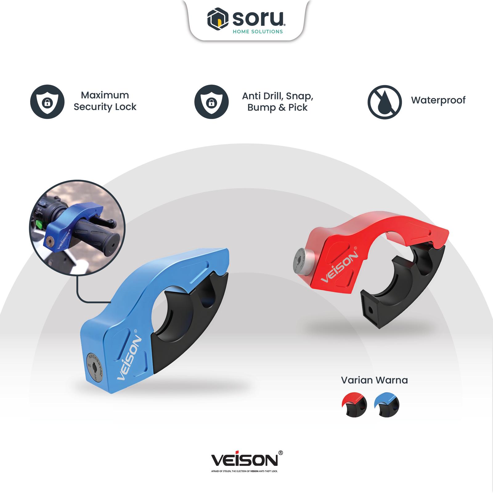 Veison Handbrake Grip Lock Anti Theft