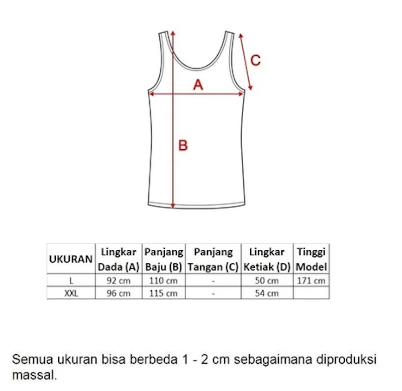 Monellina Bella Daster Panjang Tank Top Wanita 5