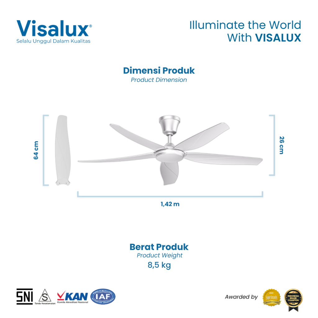  Visalux Velion Ceiling Fan  FD-40 
