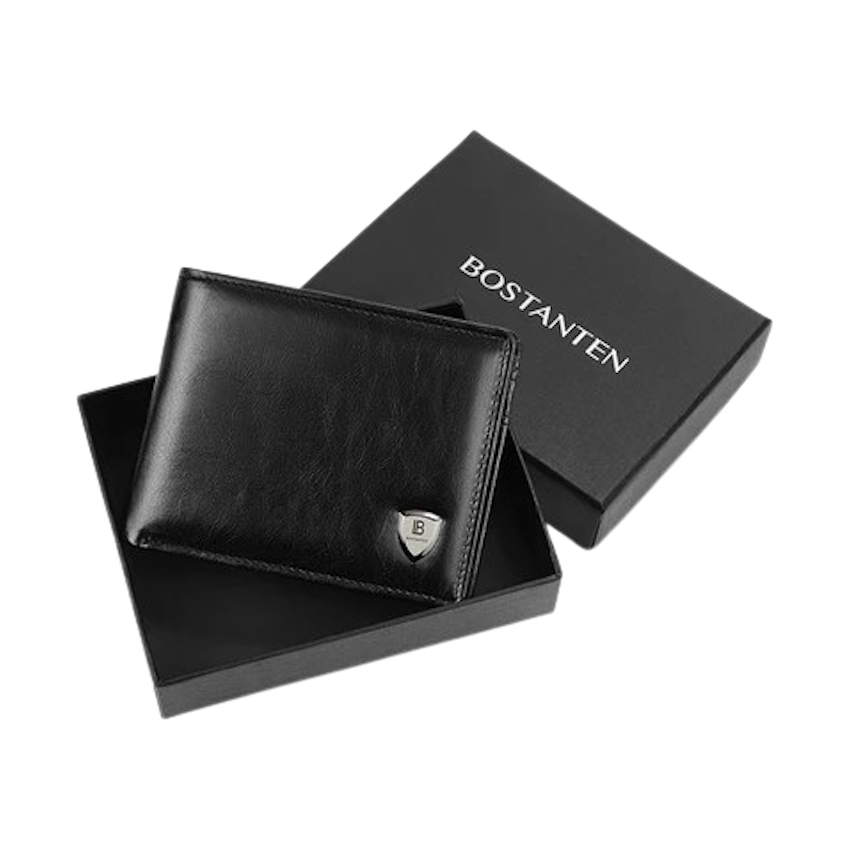 BOSTANTEN Dompet Pria Koin Ritsleting