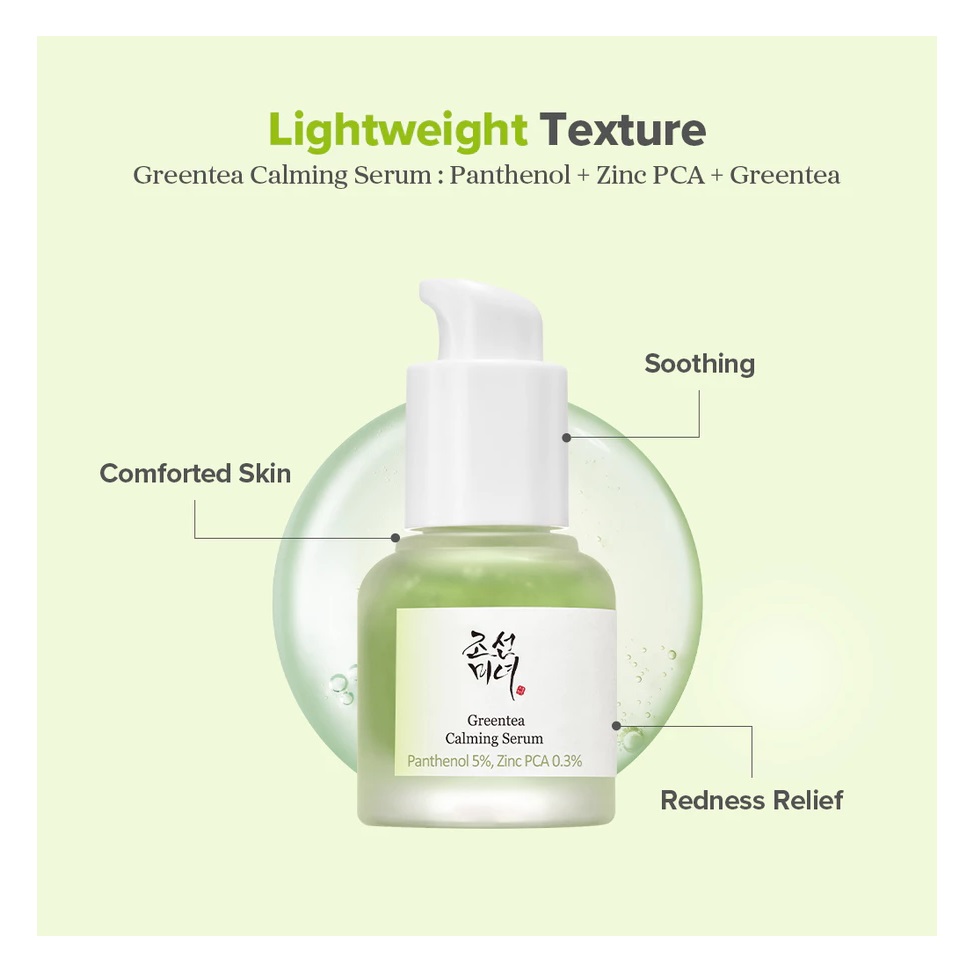 Beauty of Joseon Greentea Calming Serum 3
