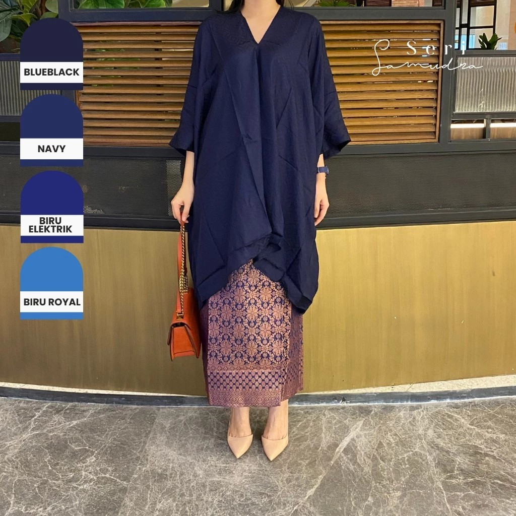  Lausboutique Tunik Aruna Polos Seri Samudra