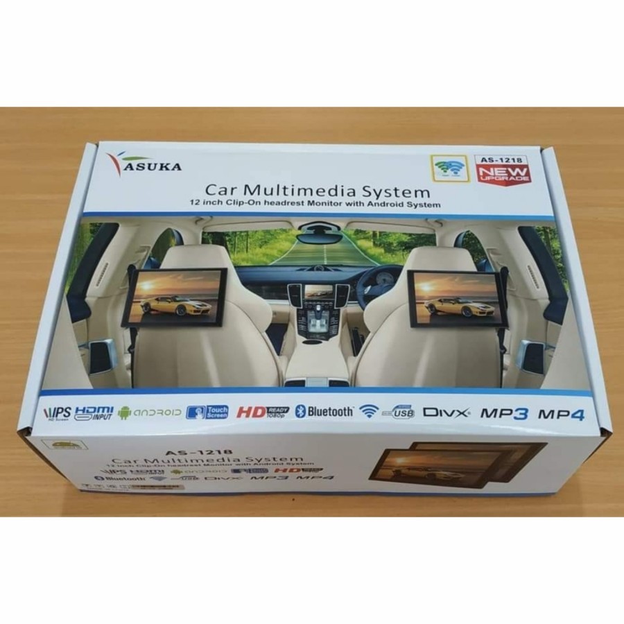 Asuka 12" Clip-On Headrest Monitor with Android System 2