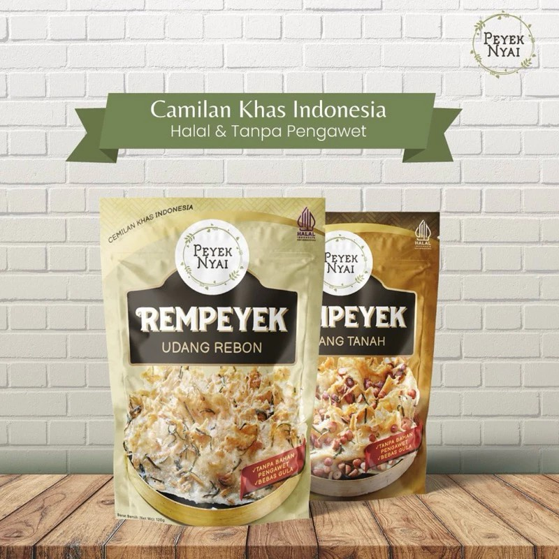 Nyai Food Indonesia Peyek Nyai Rempeyek Pouch