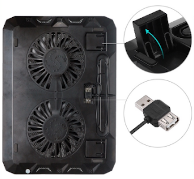 GoTo Coretech Twinfan Cooling Pad 4
