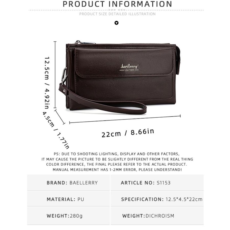 Baellerry Clutch Leather BAEOS 5