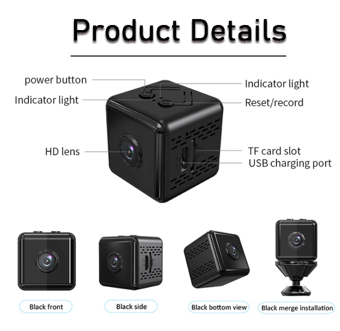 Upin Masa Depan EYESEC Kamera Mini CCTV 1080P X6D