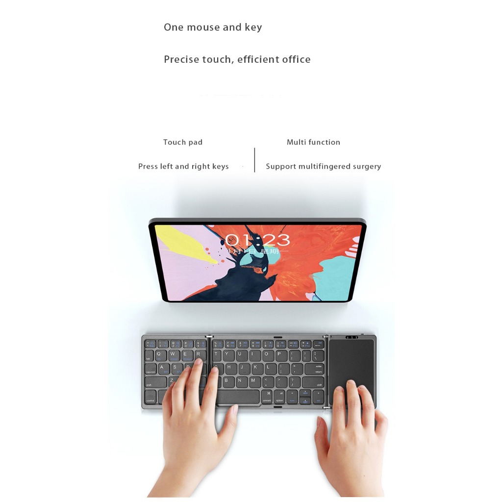  Keyboard Lipat Touch Pad Besar Versi 2