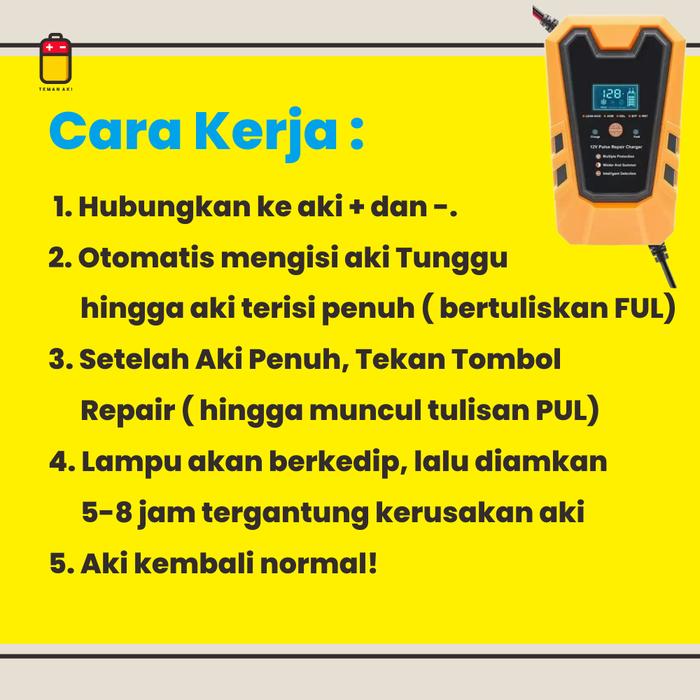 Repower Charger Aki Mobil 12V 6A 3