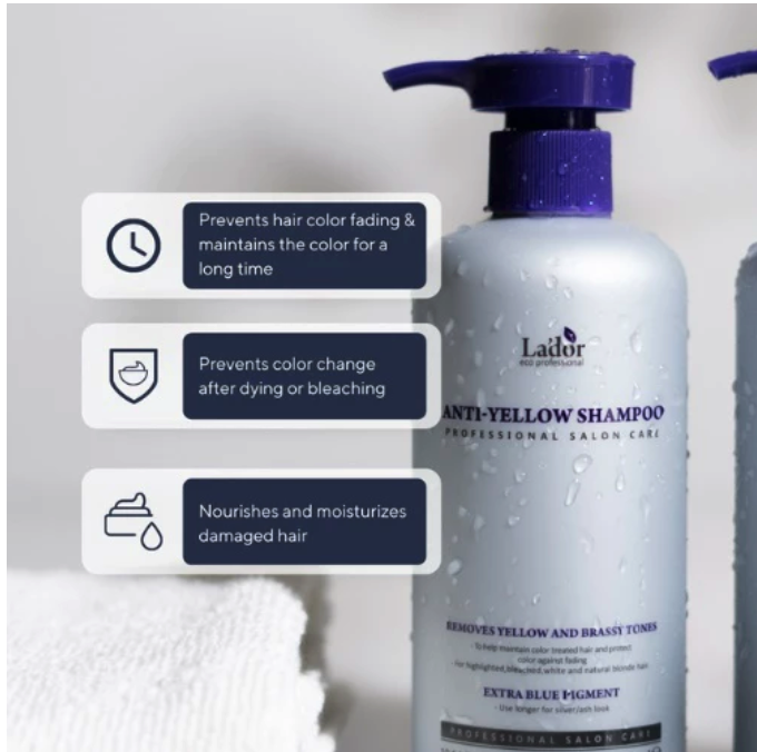 JP Professional  La'dor Anti-Yellow Shampoo