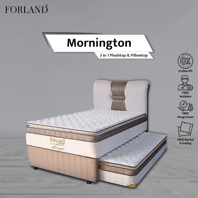 Forland Mornington Springbed 2in1 Plushtop & Pillowtop 2