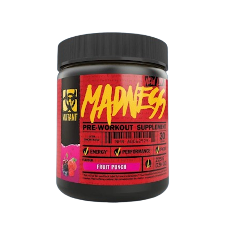 MUTANT Madness Ultra-Concentrated Pre-Workout Fruit Punch 1
