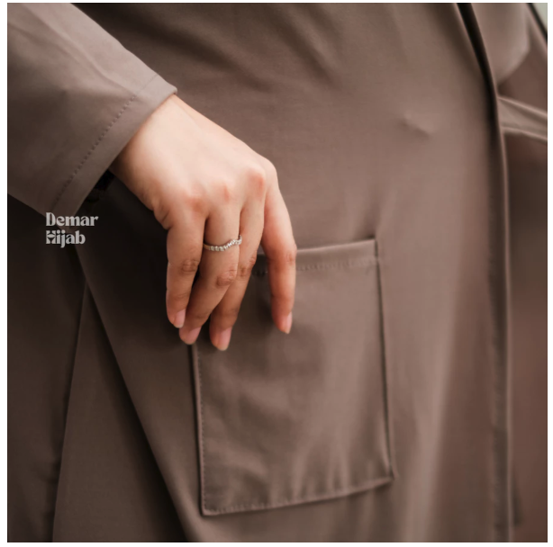 Demar Hijab Demar Hijab Gamila Hijab Cardigan Instan