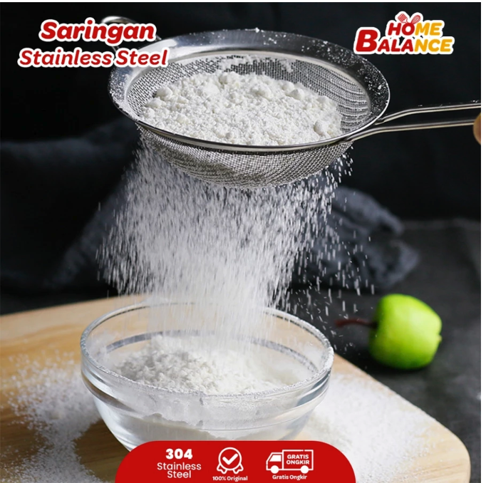 HomeBalance Saringan Tepung 8 cm 5