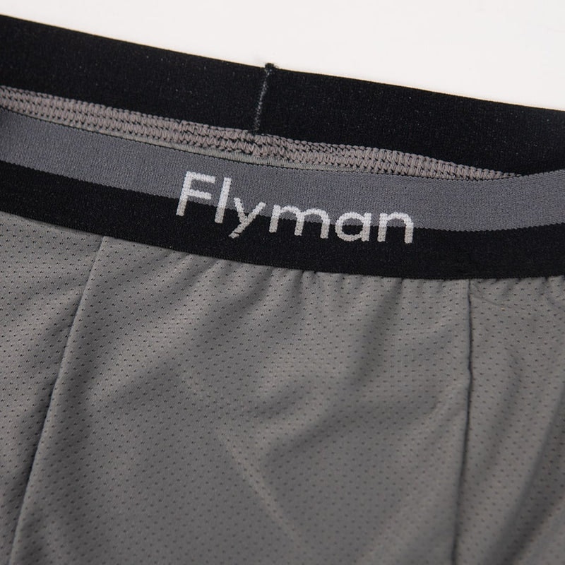 Flyman Nathalie Celana Dalam Boxer Ice Silk Mesh Pria 3
