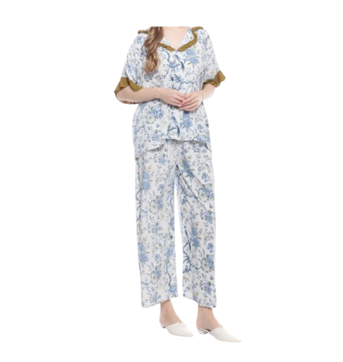 MISSDASTER Livy Piyama Panjang Rayon Motif