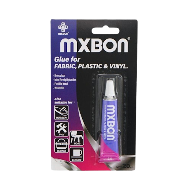 Mxbon Glue for Fabric, Plastic & Vinyl 1