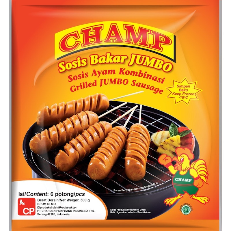 Champ Sosis Bakar Jumbo (Sosis Ayam Kombinasi) 2