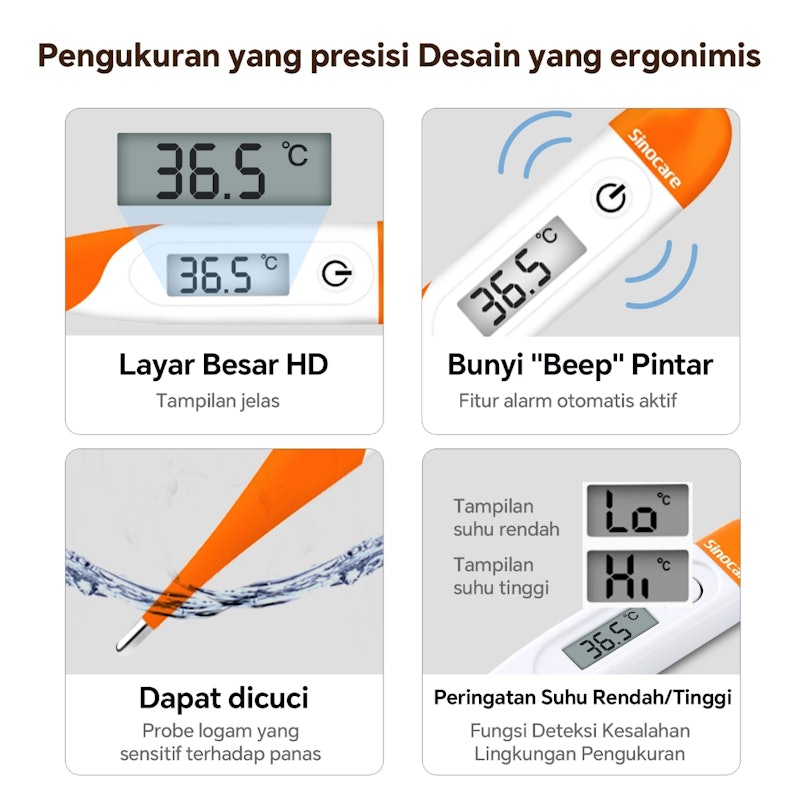 Sinocare Digital Thermometer 3