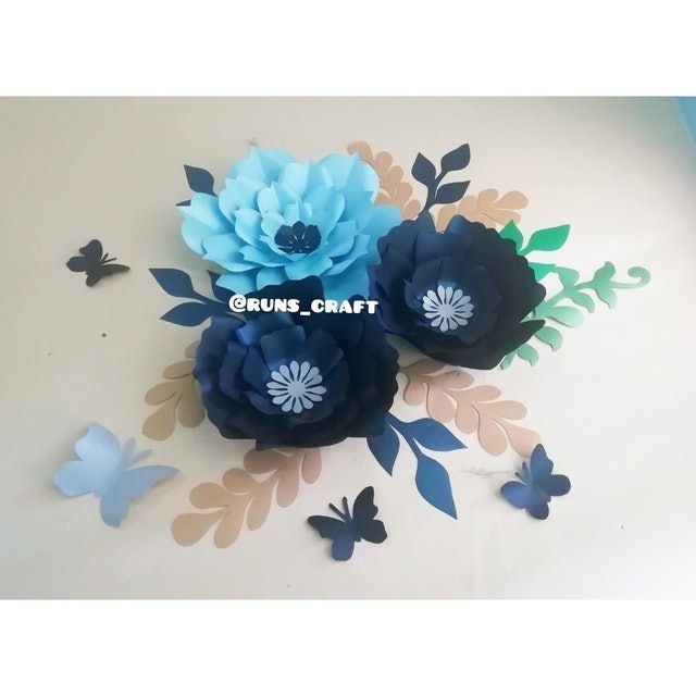 Paper Flower Backdrop 2