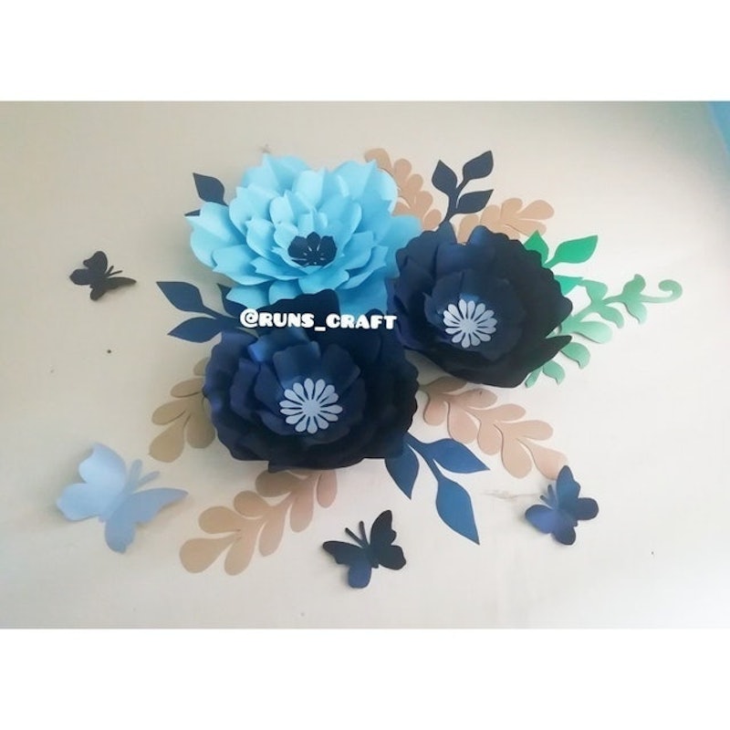 Paper Flower Backdrop 2